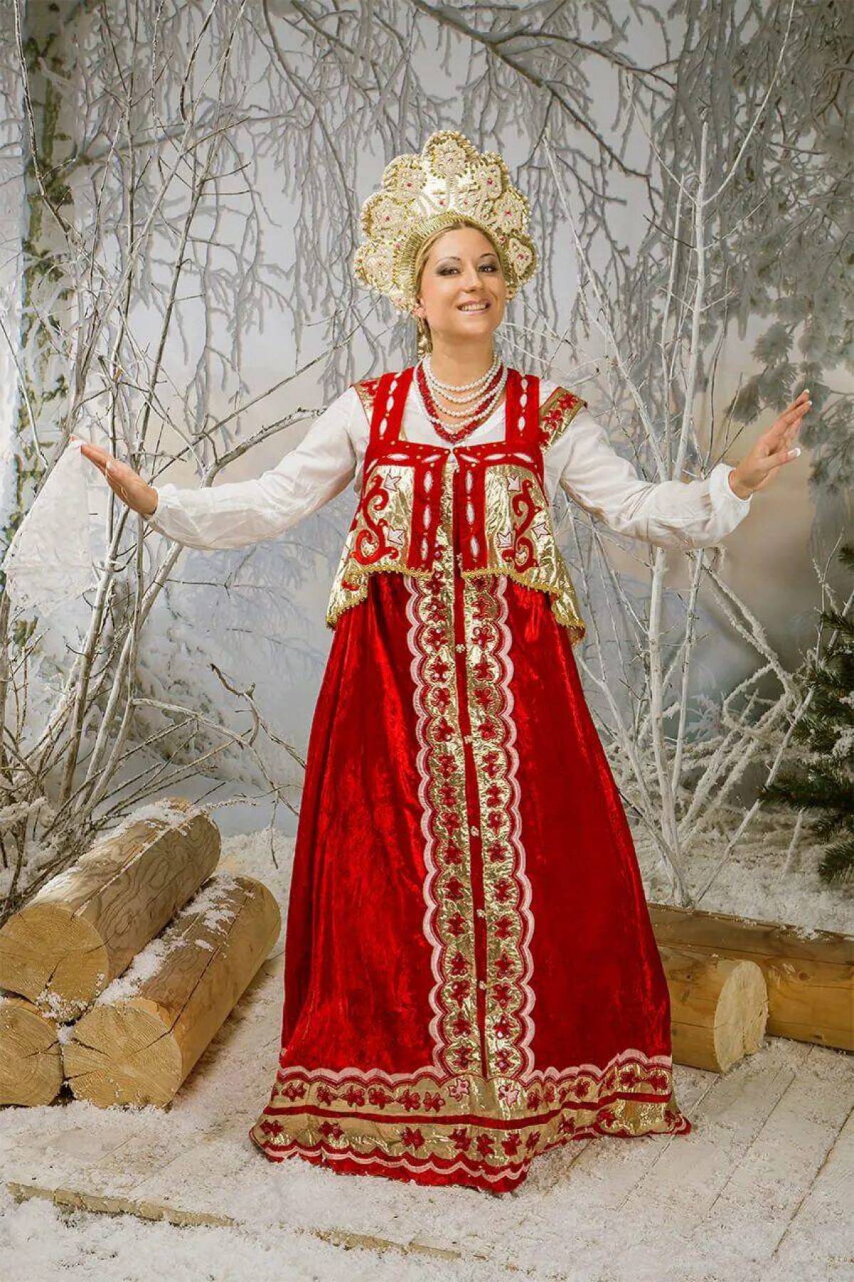 Girls in Slavic costumes in Bocaro Steele City
