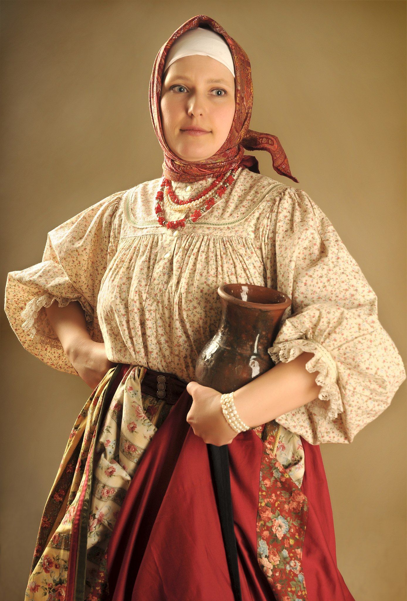 Girls in Slavic costumes in Bocaro Steele City