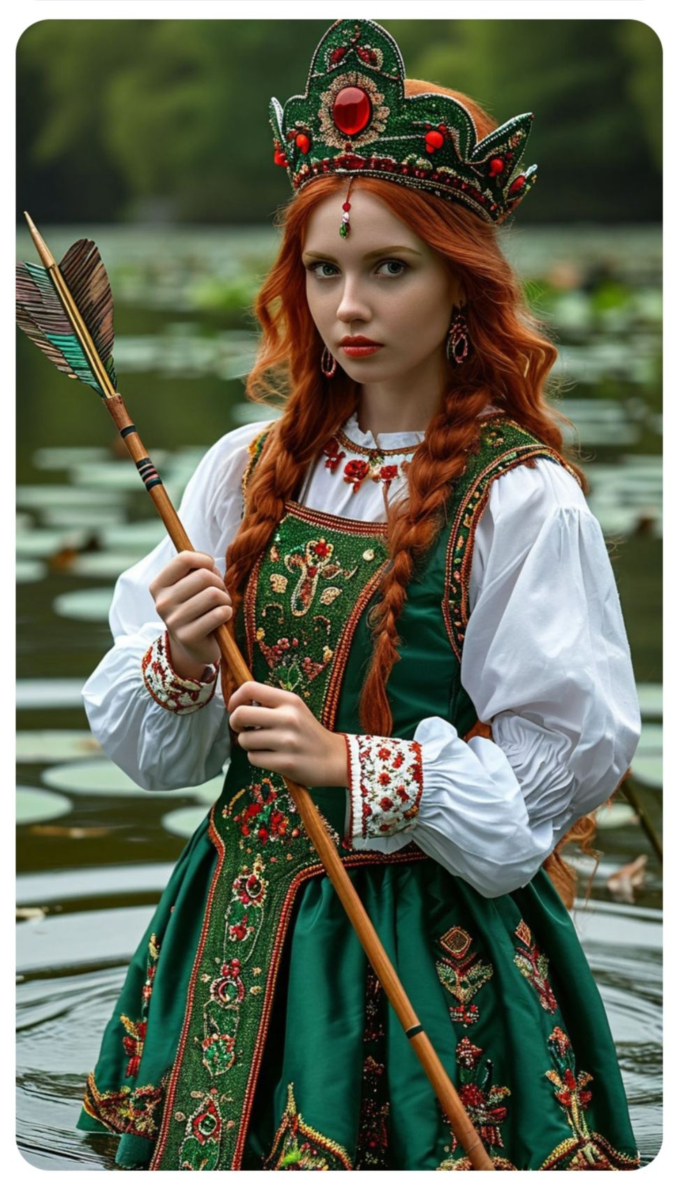 Nude girl Girls in Slavic costumes in Bocaro Steele City